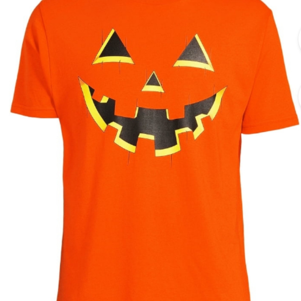 Mens sized Halloween Jack O Lantern tshirts For anyone Spooky Deal for 2